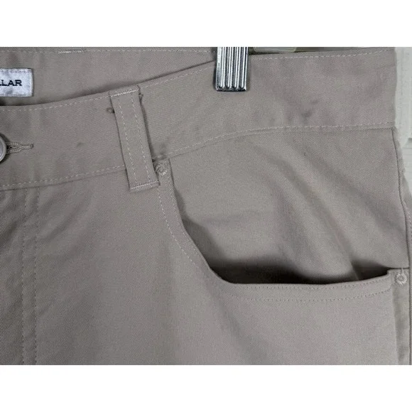 Peter Millar EB66 Performance Five Pocket Pants Mens Golf Chino Beige 34x32 - Picture 5 of 12